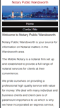 Mobile Screenshot of notarypublicwandsworth.com